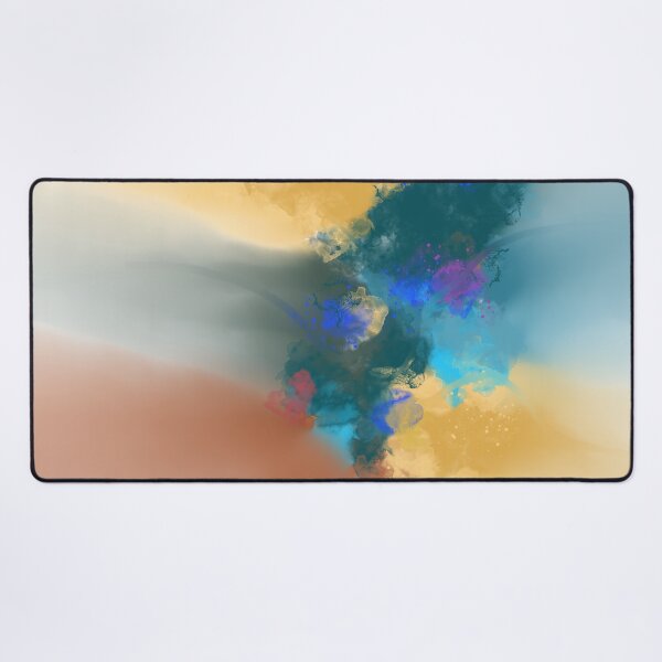 Item preview, Circumstances - Orange Blue Burnt Sienna Abstract designed and sold by Joey Santiago.