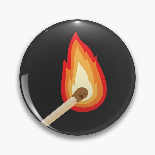 Item preview, Screaming Match Lit On Fire Burning In Flames designed and sold by wonderxwander.