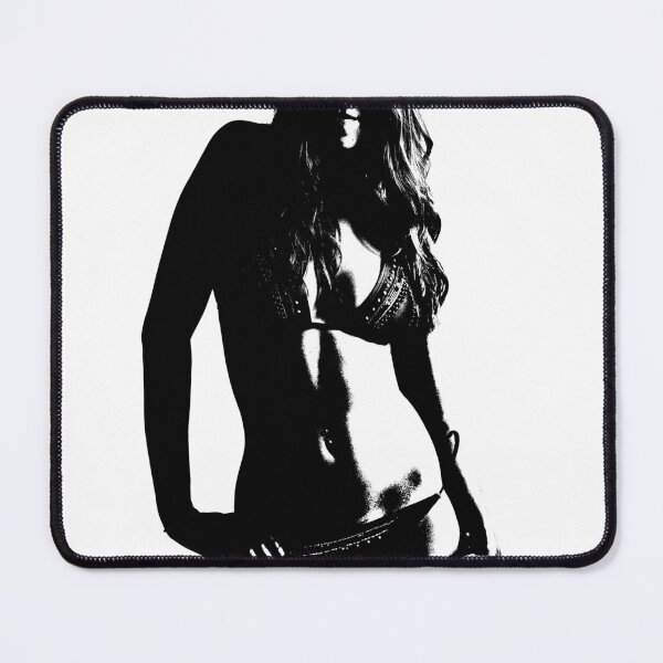 Item preview, Black and white silhouette of a beautiful girl designed and sold by MarcoDesigner78.