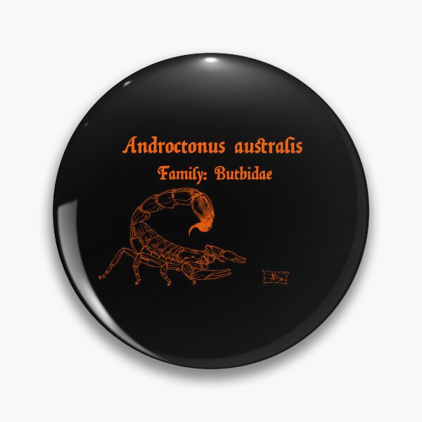 Item preview, Androctonus australis (orange) designed and sold by DavidNeffArt.