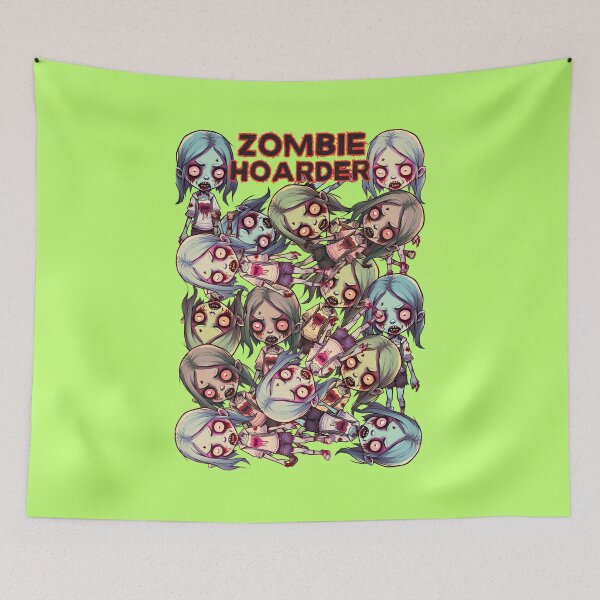 Item preview, Zombie Horde Funny Zombies Hoarder designed and sold by theflandonian.