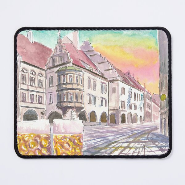 Item preview, Platzl Square in Munich with Historic Old Beer Hall and Mass designed and sold by artshop77.