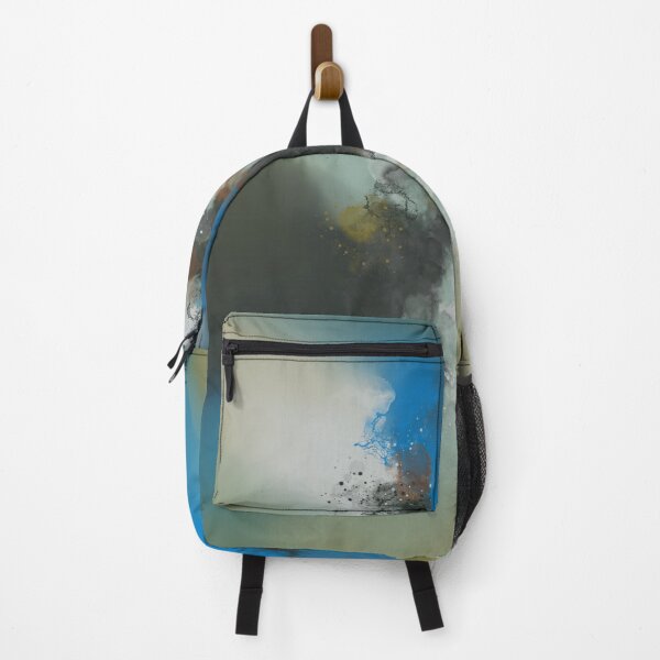 Item preview, Mida's Touch - Blue Charcoal Gray Earth Tones Abstract designed and sold by Joey Santiago.