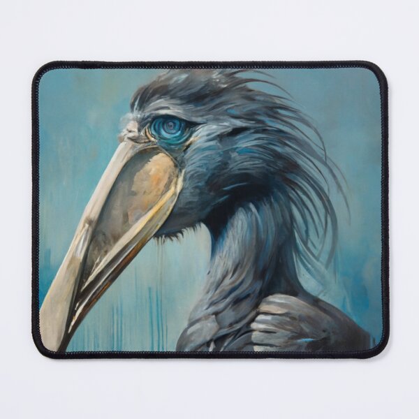 Item preview, Shoebill Close-Up Watercolor Portrait designed and sold by Doddlaix.
