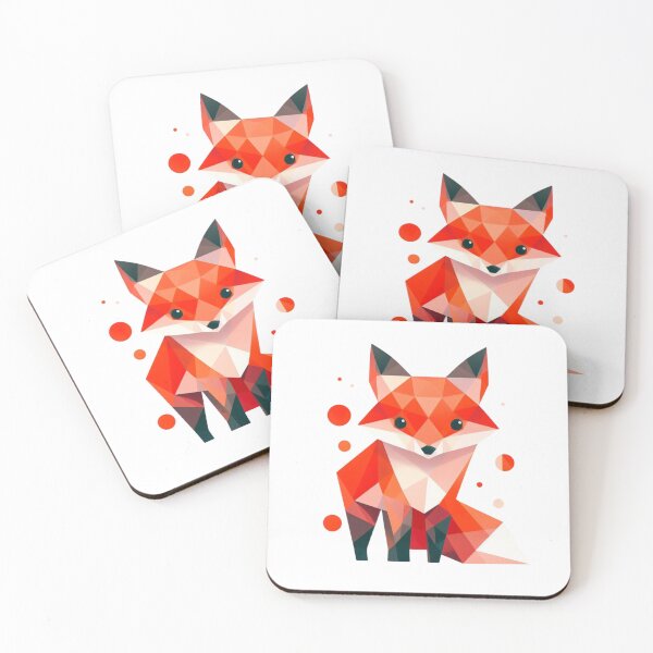 Item preview, Cubist Infant Fox Art designed and sold by Doddlaix.