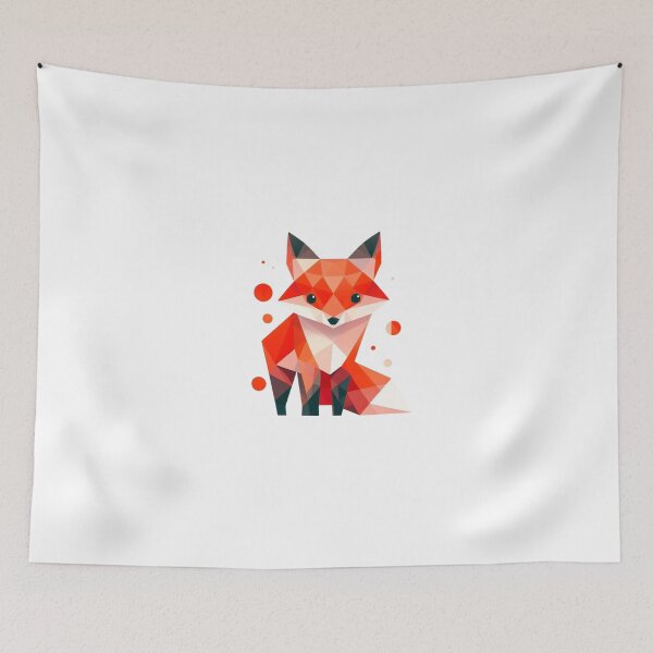Item preview, Cubist Infant Fox Art designed and sold by Doddlaix.