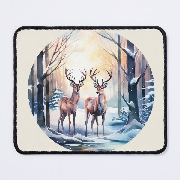 Item preview, Magical Reindeer Encounter in the Snowy Forest designed and sold by Randy8446.
