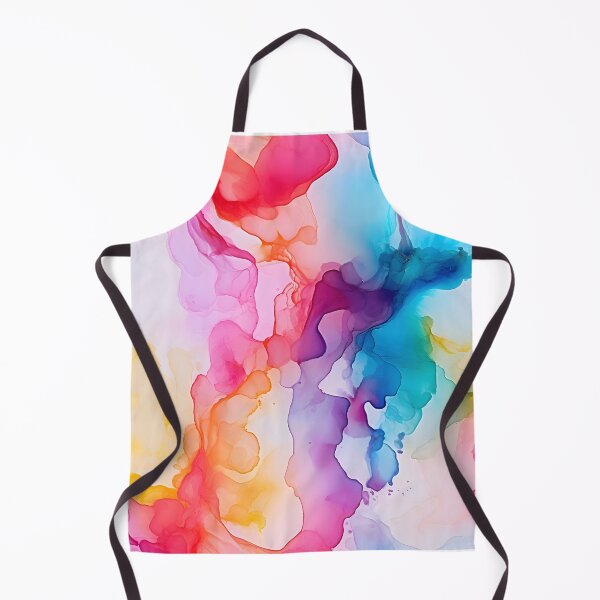 Item preview, Abstract Ink Rainbow Pattern designed and sold by peachculture.