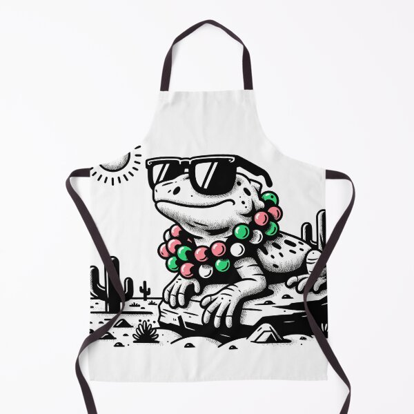 Item preview, Sunny Desert Lounge Lizard - Festive Reptile Relaxing in Style designed and sold by Moisky Patterns.