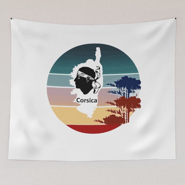 Item preview, Map of Corsica Corse Pirate France France Corsica designed and sold by Trenddesigns24.