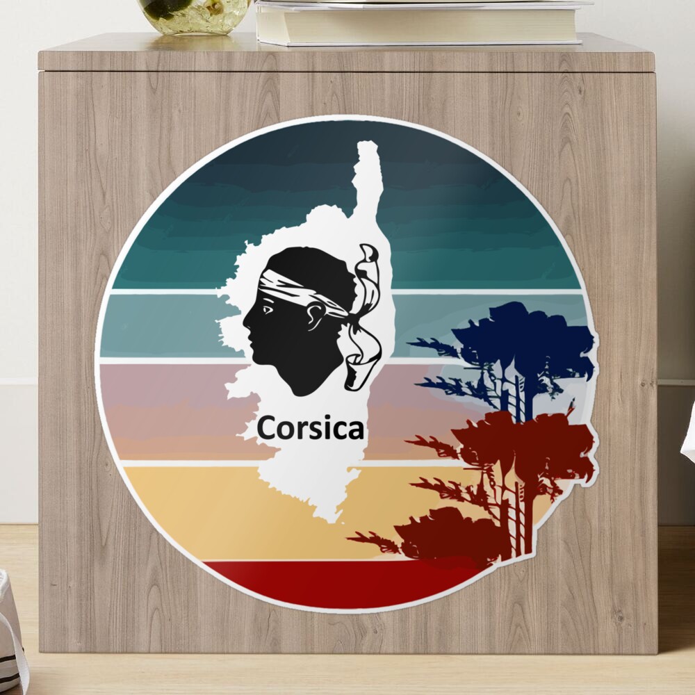 Débardeur Corse Avec Motif Carte Et Tête De Pirate - Idée Cadeau Pour Amoureux De La Corse