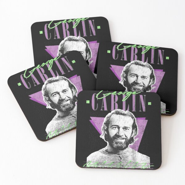 Item preview, George comedian Carlin  Vintage Style Fan Art Design designed and sold by leonilalinde.