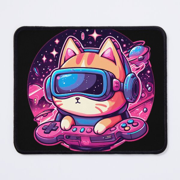 Aperçu de l'œuvre Chat esclave - Chat portant Vr - MeowVR créée et vendue par mamacub.
