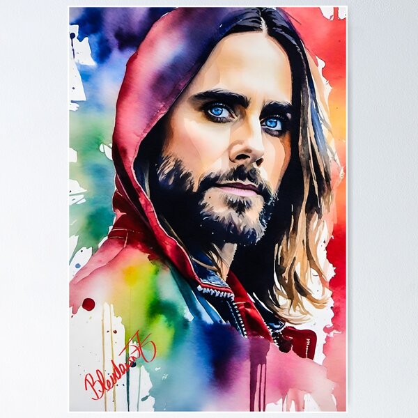 Artikel-Vorschau von Jared Leto Aquarell, designt und verkauft von Bleudawn7.