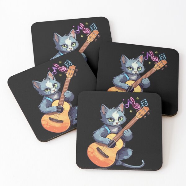 Item preview, Cat Guitar 4 Music designed and sold by FLOWER--ART.