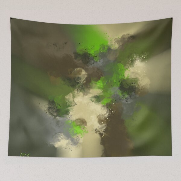 Item preview, Enchanting Earth - Green Earth Tones Abstract designed and sold by Joey Santiago.