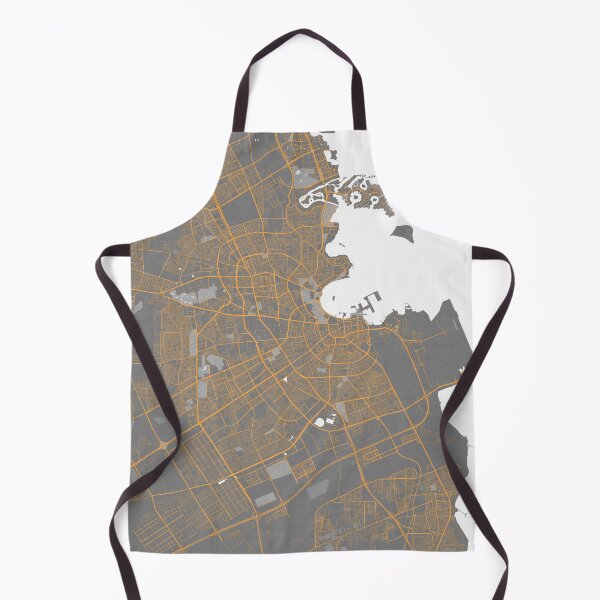 Item preview, Doha City Map of Qatar - Bauhaus designed and sold by deMAP.