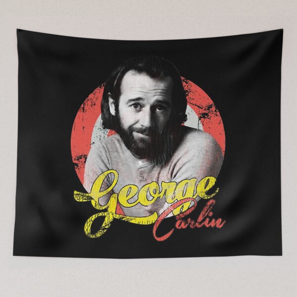 Item preview, George comedian Carlin - Retro 80s designed and sold by leonilalinde.