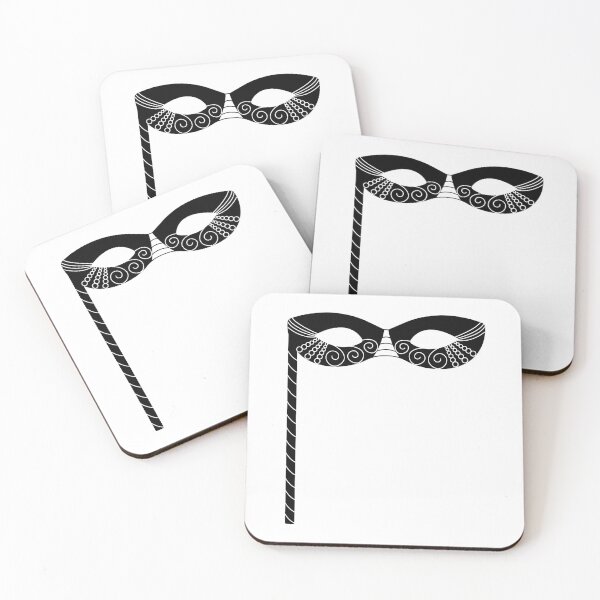 Item preview, Black masquerade mask with a stick designed and sold by OM-lova.