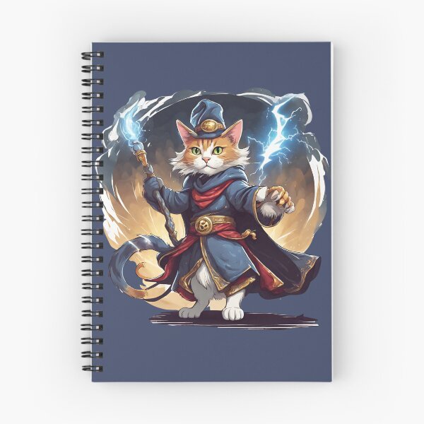 Item preview, Cat Mage with thunder powers designed and sold by Luokos.