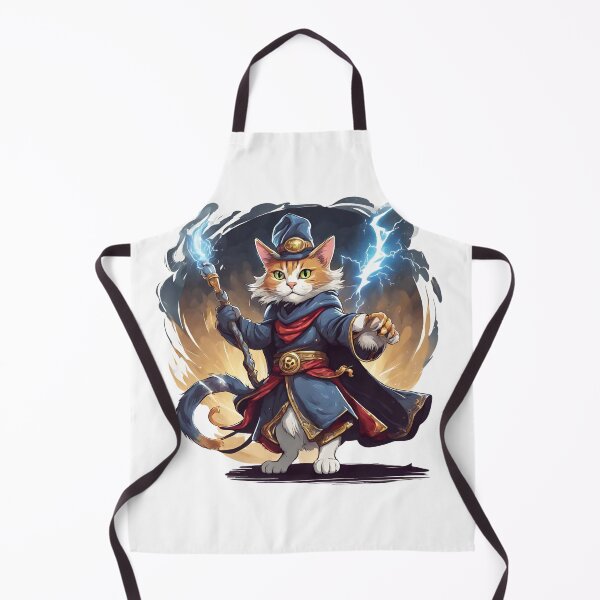 Item preview, Cat Mage with thunder powers designed and sold by Luokos.
