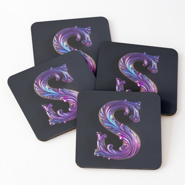 Item preview, Purple Designer Letter S designed and sold by FireFXStudio.