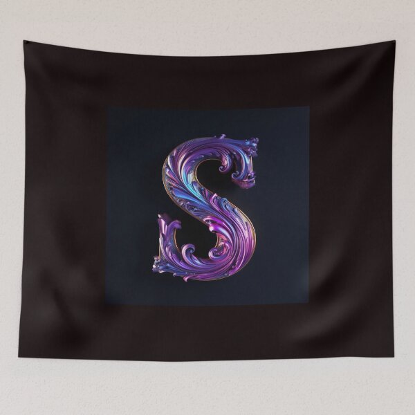 Item preview, Purple Designer Letter S designed and sold by FireFXStudio.