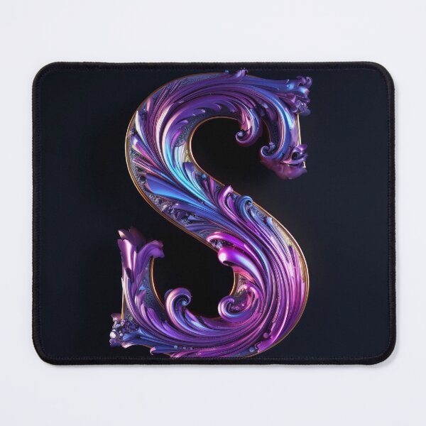 Item preview, Purple Designer Letter S designed and sold by FireFXStudio.