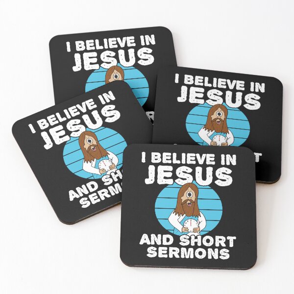 Item preview, I Believe In Jesus And Short Sermons, Church Preacher Funny designed and sold by doodlerob.