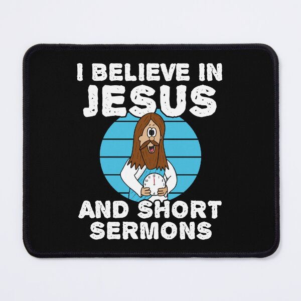 Item preview, I Believe In Jesus And Short Sermons, Church Preacher Funny designed and sold by doodlerob.