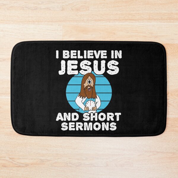 Item preview, I Believe In Jesus And Short Sermons, Church Preacher Funny designed and sold by doodlerob.