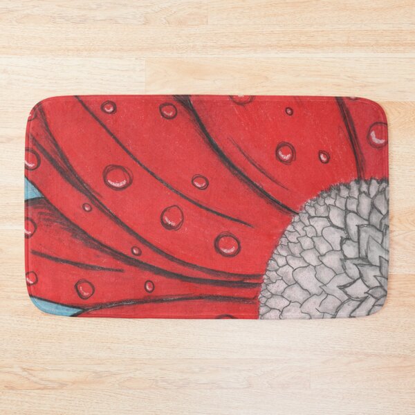 Item preview, Red flower with water drops designed and sold by Artbysarah23.