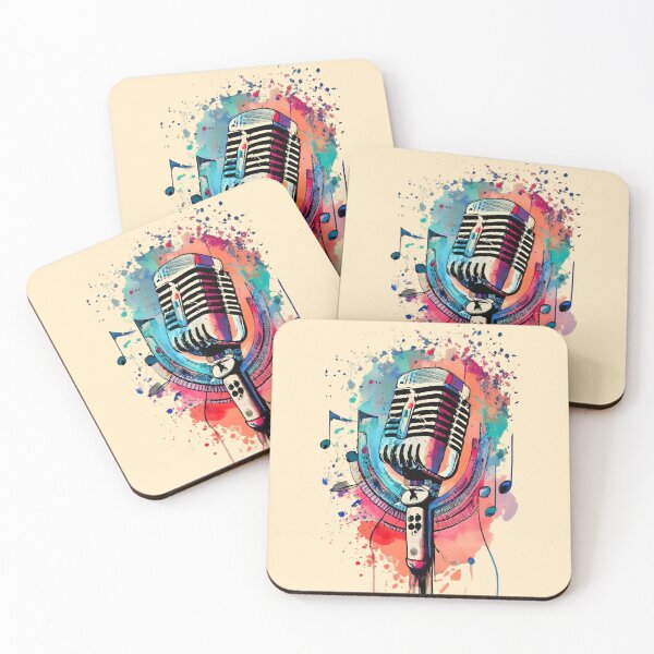 Item preview, "Microphone" in Wattercolor designed and sold by techcrewessenti.