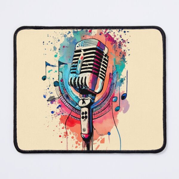 Item preview, "Microphone" in Wattercolor designed and sold by techcrewessenti.