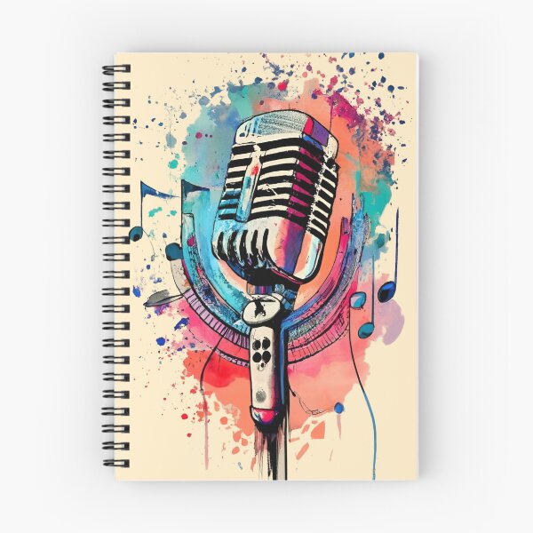 Item preview, "Microphone" in Wattercolor designed and sold by techcrewessenti.