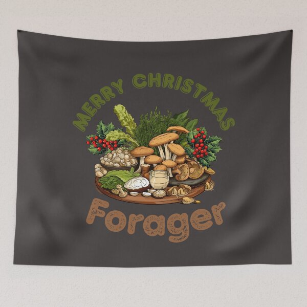 Item preview, Merry Christmas Forager designed and sold by Ellimade.