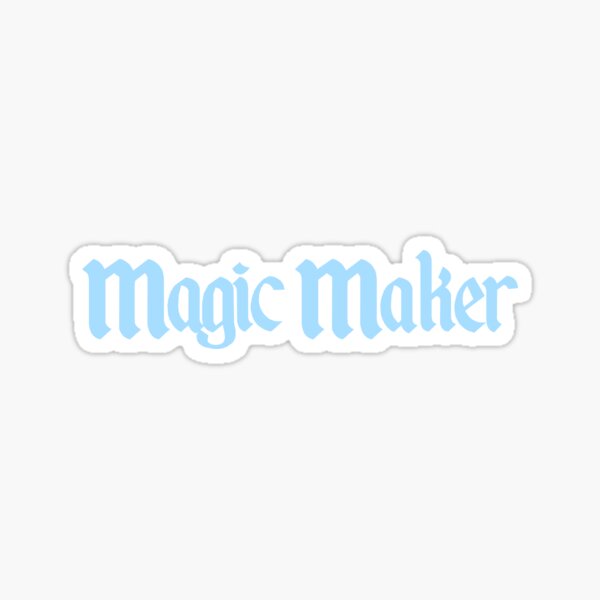 Magic Maker Pixie Dust Cast Member Red Sticker for Sale by MagicChelsea