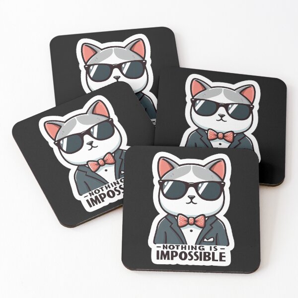 Item preview, Nothing Is Impossible Cat designed and sold by plushism.