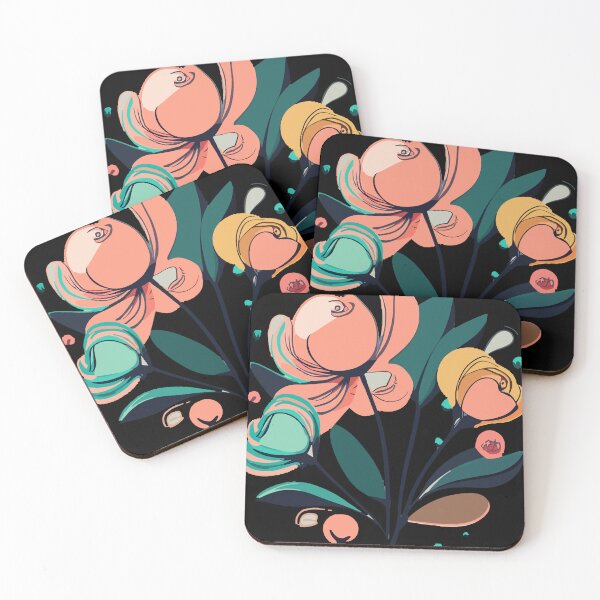 Item preview, Boho Handpainted Flowers designed and sold by Ketique.