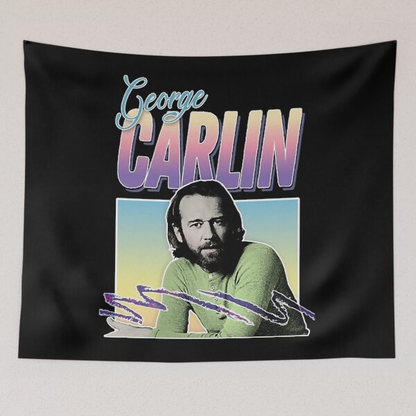 Item preview, George comedian Carlin - Retro Aesthetic Design designed and sold by leonilalinde.