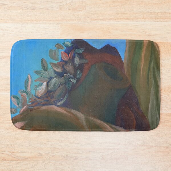 Item preview, Muted Color Still Life On Blue designed and sold by LindenTreeGifts.