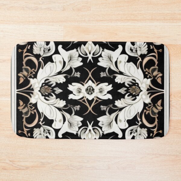 Item preview, Black and white floral  designed and sold by Roxburylane.