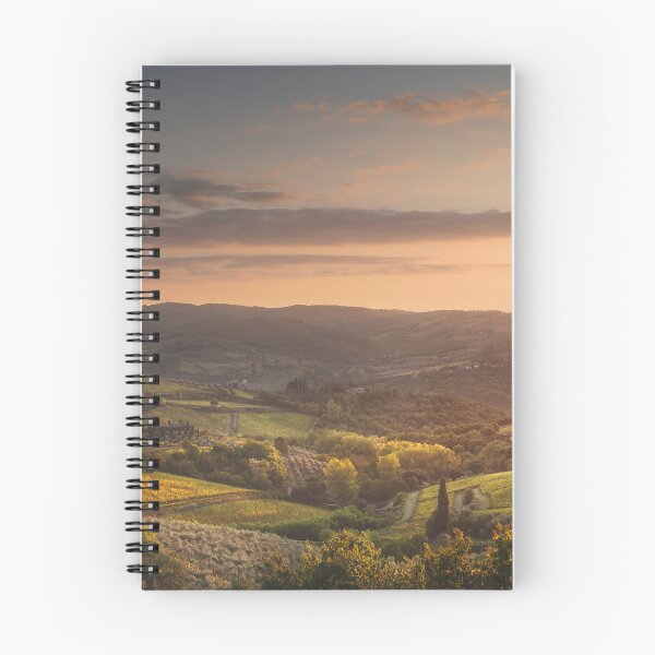 Item preview, Panzano in Chianti landscape at sunset. Tuscany, Italy designed and sold by Stefano Orazzini.