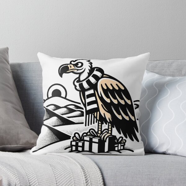 Item preview, Desert Gift Watcher - Festive Vulture Overlooking from a Sand Dune designed and sold by Moisky Patterns.
