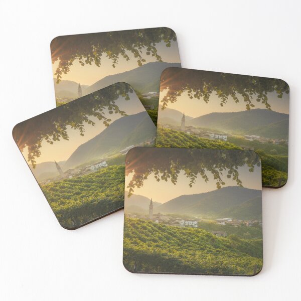 Item preview, Prosecco Hills, viñedos y pueblo de Guia. Italia designed and sold by Stefano Orazzini.
