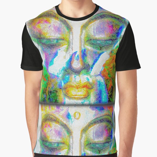 The Magical Buddha Mountain Graphic T-Shirt
