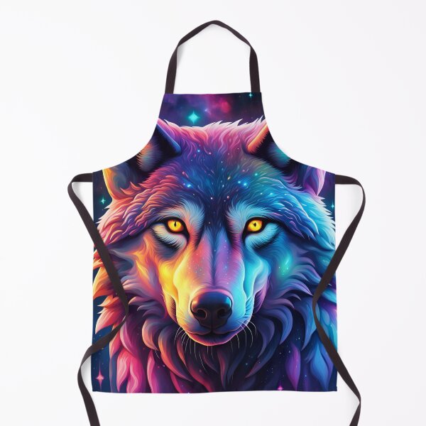 Item preview, Iridescent Cosmos: The Majestic Wolf designed and sold by javaoverride.
