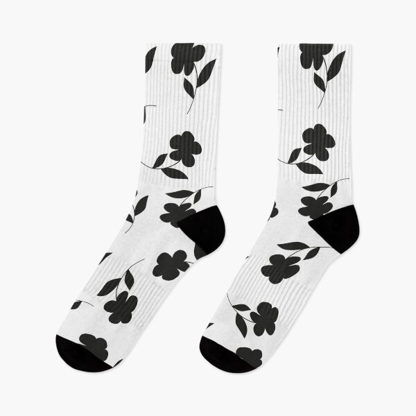 Item preview, Black and White Flower Blossoms designed and sold by Bimbombam.