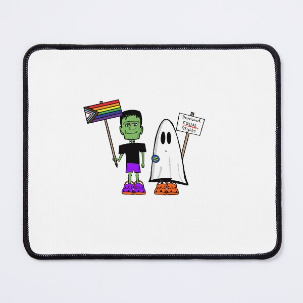 Item preview, Halloween friends protesting designed and sold by Justvibesart.