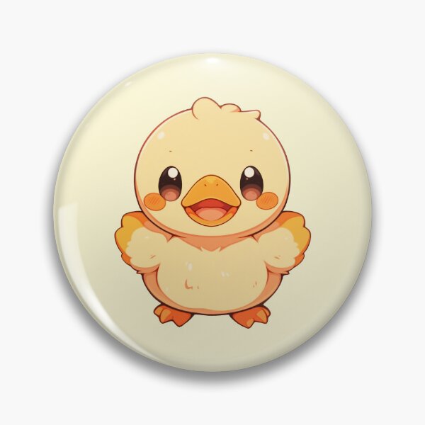 Item preview, Cute Kawaii Duckling Happy Duck designed and sold by CozyKawaiiArt.